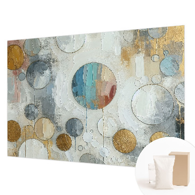 Wandtapete Geometrische Kreise