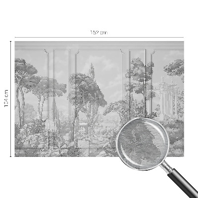 Fototapete fürs Wohnzimmer mit atmosphärischem Naturmotiv