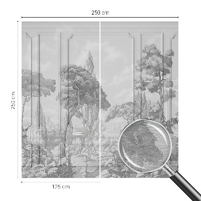 Fototapete fürs Wohnzimmer mit atmosphärischem Naturmotiv