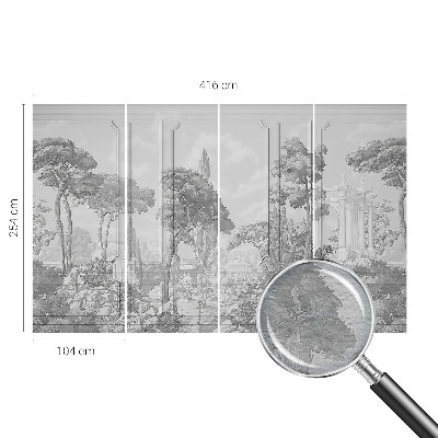 Fototapete fürs Wohnzimmer mit atmosphärischem Naturmotiv