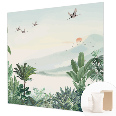 Fototapete fürs Schlafzimmer Tropische Oase