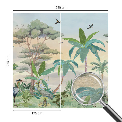 Fototapete fürs Kinderzimmer Exotische Flora