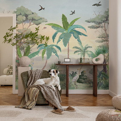 Fototapete fürs Kinderzimmer Exotische Flora