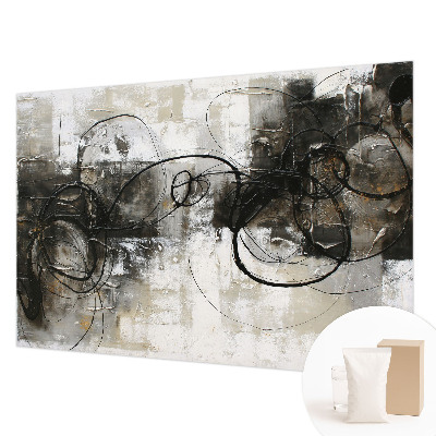 Vlies-Fototapete fürs Schlafzimmer mit abstraktem Wirbelmotiv