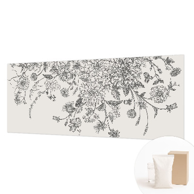 Vliestapete fürs Wohnzimmer Blumenmuster