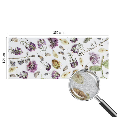 Vliestapete fürs Schlafzimmer Getrocknete Blumen