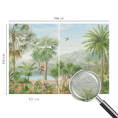 Bedruckte Vlies-Fototapete mit einem Motiv einer exotischen Landschaft