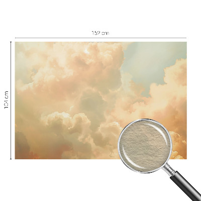 Moderne Vlies-Fototapete mit einem Motiv aus ätherischen Wolken