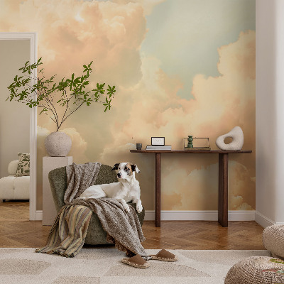Moderne Vlies-Fototapete mit einem Motiv aus ätherischen Wolken
