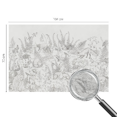 Motivtapete Waldtiere