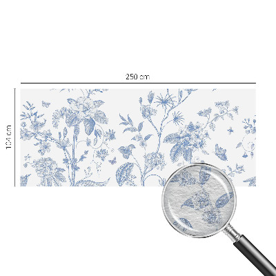 Wand-Fototapete mit floralem Muster