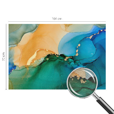 Wandtapete Bunte Wellen