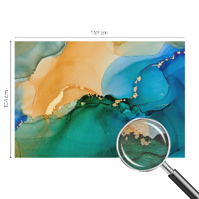 Wandtapete Bunte Wellen