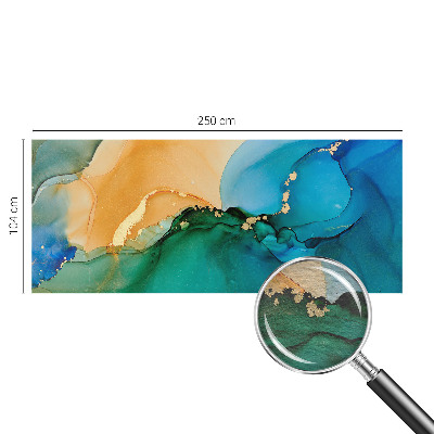 Wandtapete Bunte Wellen