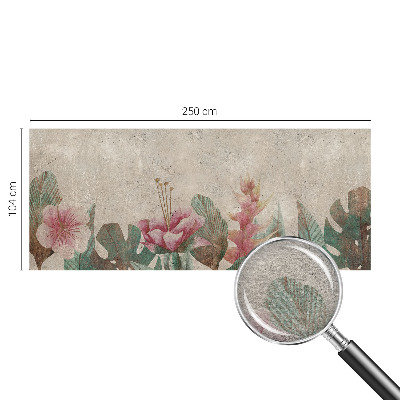 Vlies-Fototapete mit zartem Floralmotiv