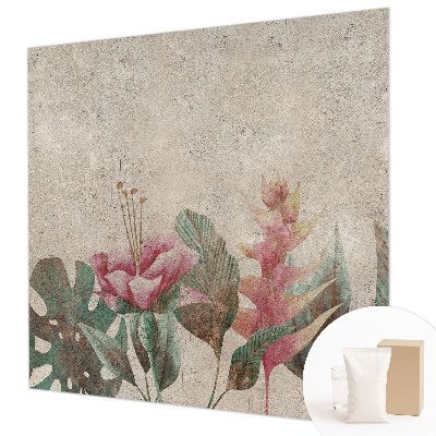 Vlies-Fototapete mit zartem Floralmotiv