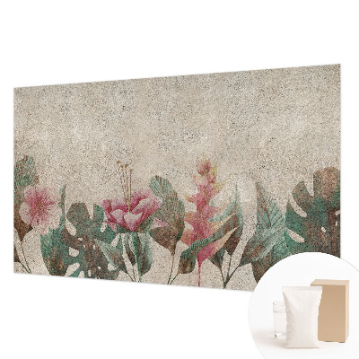 Vlies-Fototapete mit zartem Floralmotiv