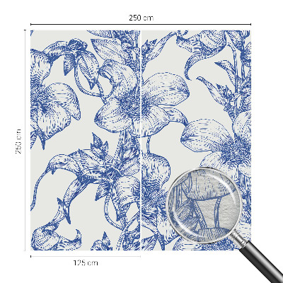 Dekorative Wand-Fototapete Blütenzweige