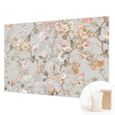 Fototapete fürs Wohnzimmer Romantisches Muster