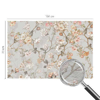 Fototapete fürs Wohnzimmer Romantisches Muster