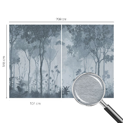 Vlies-Fototapete nach Maß mit dem Motiv „Mystik des Waldes“