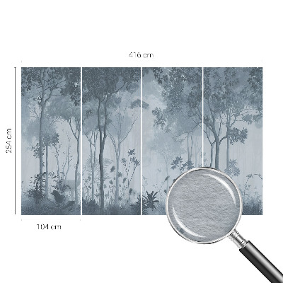 Vlies-Fototapete nach Maß mit dem Motiv „Mystik des Waldes“