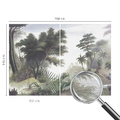 Bedruckte Vlies-Fototapete mit exotischer Landschaft als Motiv