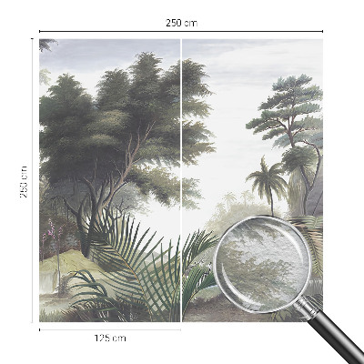 Bedruckte Vlies-Fototapete mit exotischer Landschaft als Motiv