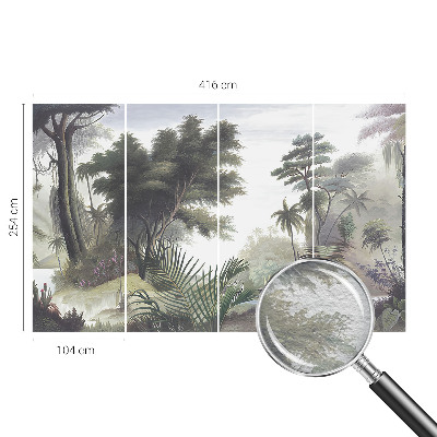 Bedruckte Vlies-Fototapete mit exotischer Landschaft als Motiv