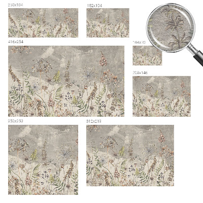 Vlies-Fototapete fürs Schlafzimmer Wildpflanzen