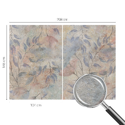 Vlies-Fototapete fürs Kinderzimmer Abstrakte Blätter