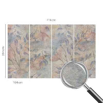 Vlies-Fototapete fürs Kinderzimmer Abstrakte Blätter