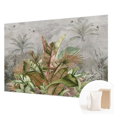 Bedruckte Vlies-Fototapete mit exotischem Dschungelmotiv