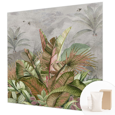Bedruckte Vlies-Fototapete mit exotischem Dschungelmotiv