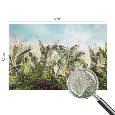 Vliestapete fürs Schlafzimmer Tropisches Paradies