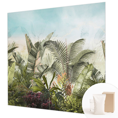 Vliestapete fürs Schlafzimmer Tropisches Paradies