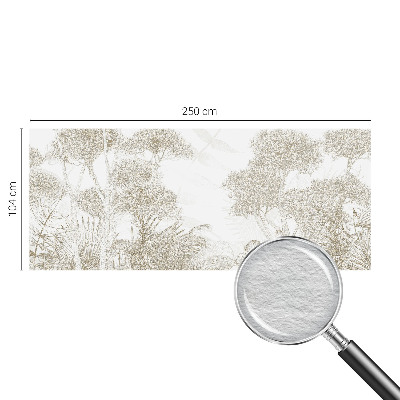 Moderne Vlies-Fototapete mit Motiv tropischer Vegetation