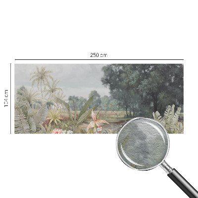 Wand-Fototapete mit exotischer Landschaft als Motiv