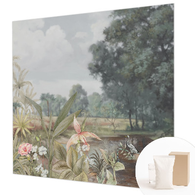 Wand-Fototapete mit exotischer Landschaft als Motiv