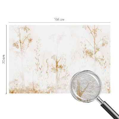 Dekorative Wand-Fototapete mit botanischem Motiv