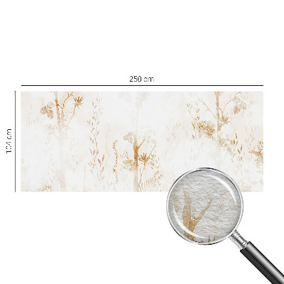 Dekorative Wand-Fototapete mit botanischem Motiv