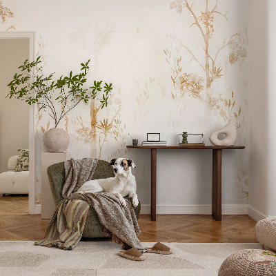 Dekorative Wand-Fototapete mit botanischem Motiv