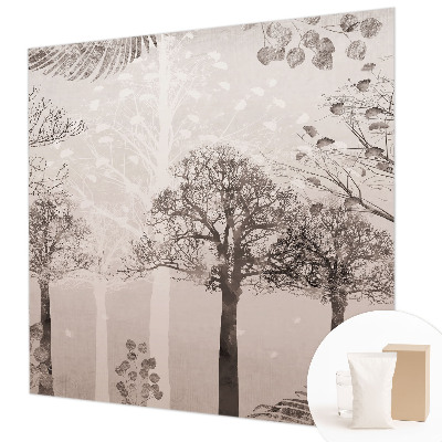 Fototapete fürs Wohnzimmer Zarte Bäume