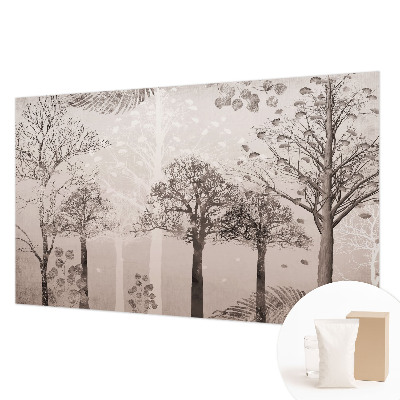 Fototapete fürs Wohnzimmer Zarte Bäume