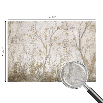 Fototapete fürs Schlafzimmer Eine Waldecke