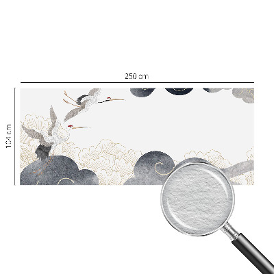 Fototapete fürs Kinderzimmer Kraniche im Flug