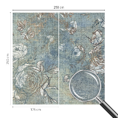 Fototapete aus Vlies mit romantischem Rosenmotiv