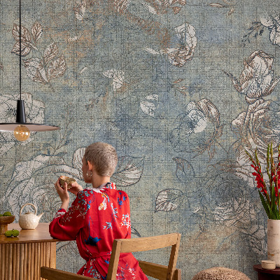 Fototapete aus Vlies Romantische Rosen