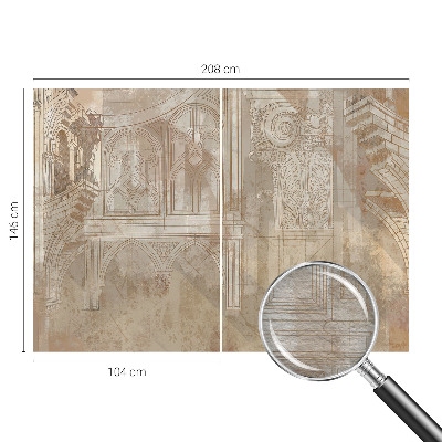 Motivtapete aus Vlies Historische Ornamente