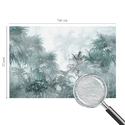 Vlies-Fototapete fürs Wohnzimmer mit exotischem Grün als Motiv